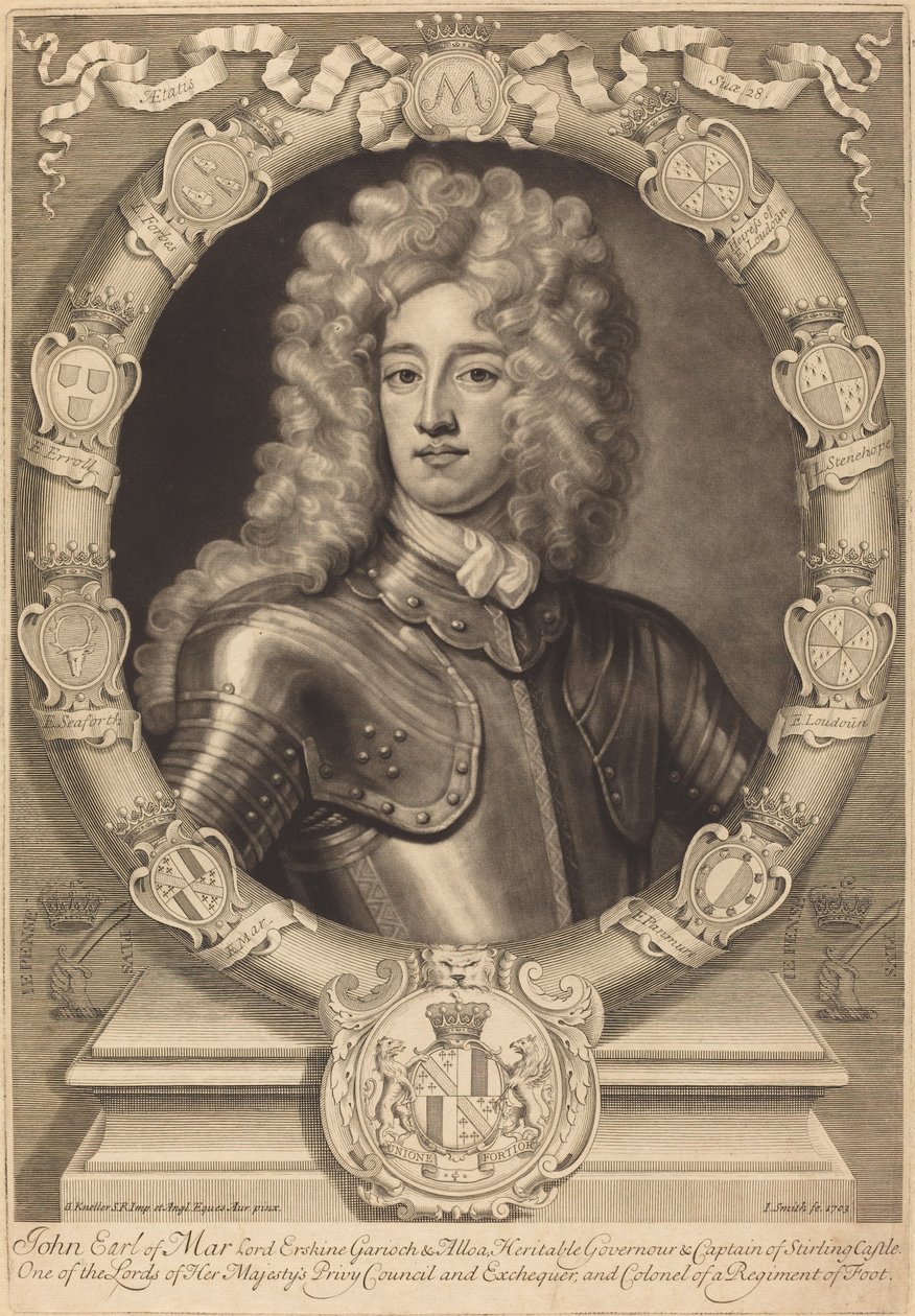 John, jarl av Mar, Lord Erskine av John Smith after Sir Godfrey Kneller