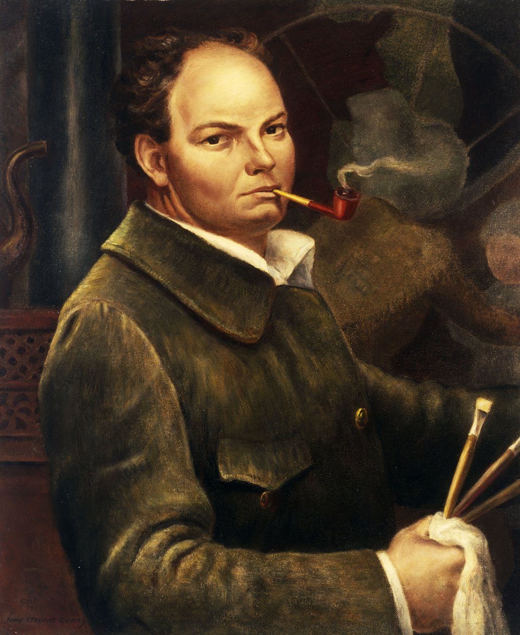 Selvportrett av John Steuart Curry