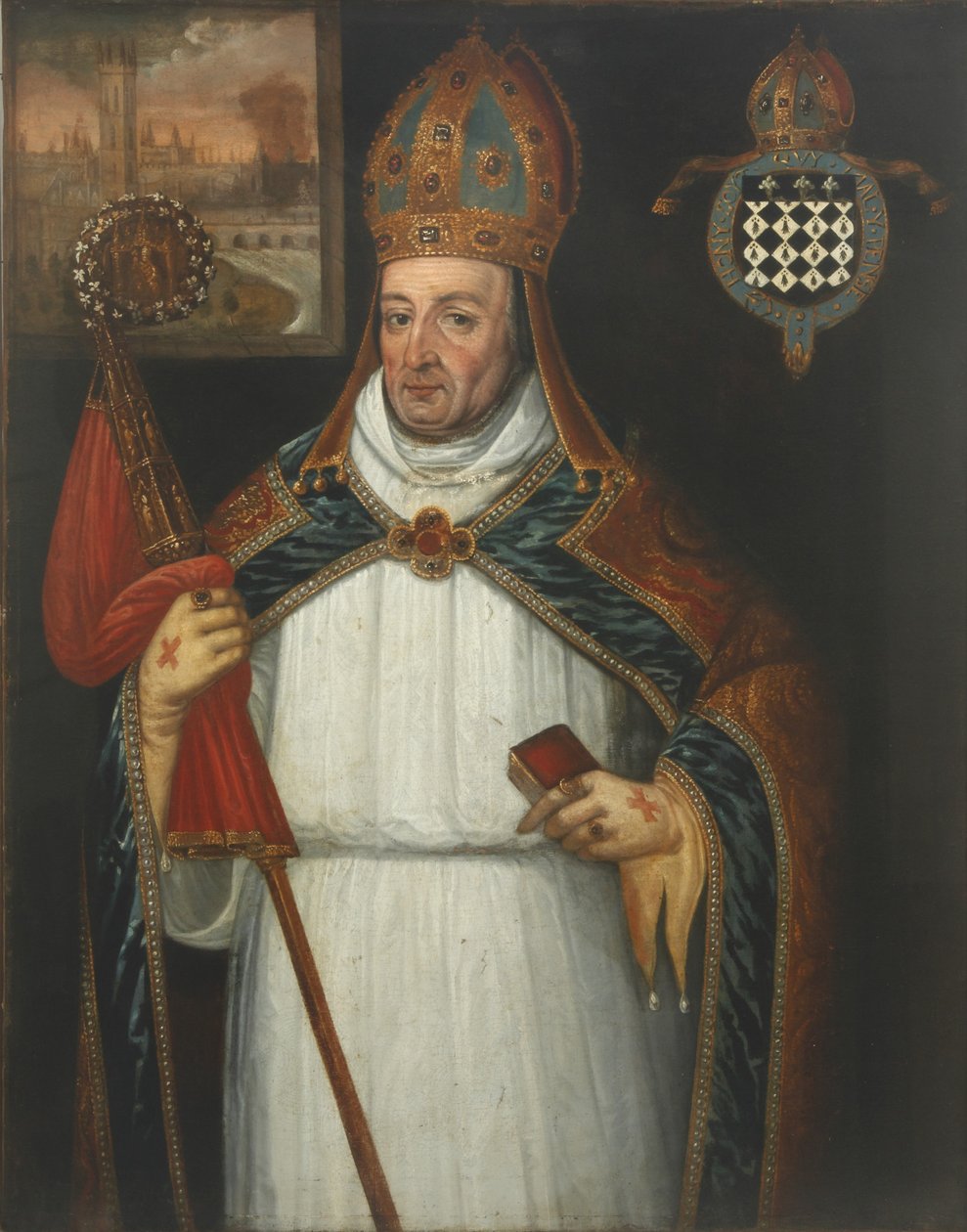 William av Waynflete, biskop av Winchester, 1669 av John Taylor