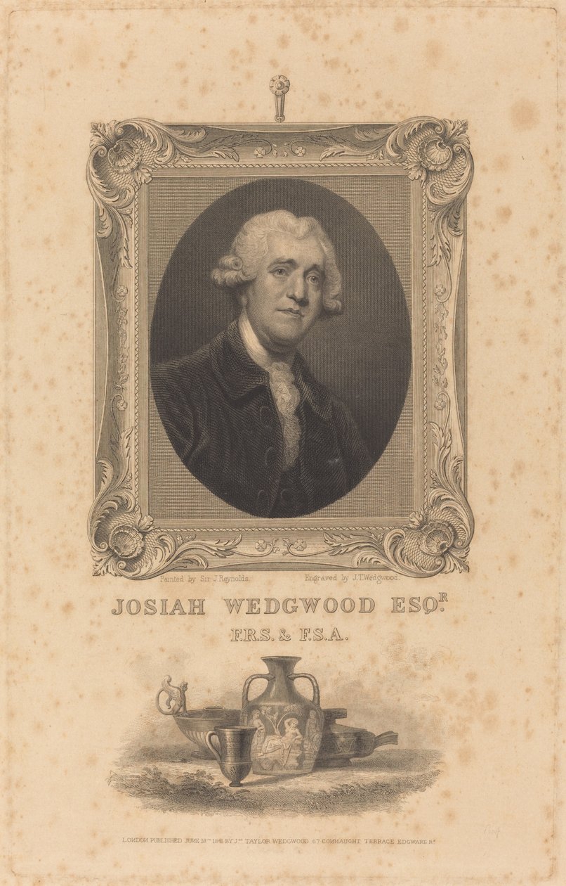 Josiah Wedgewood, Esq. av John Taylor Wedgwood after Sir Joshua Reynolds