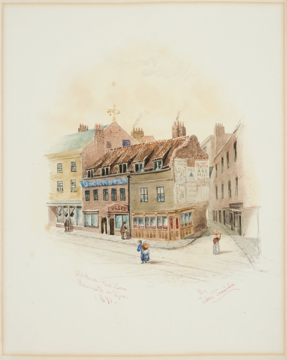 Old House, Pink Lane, Newcastle upon Tyne (kroppsfarge) av John Teasdale