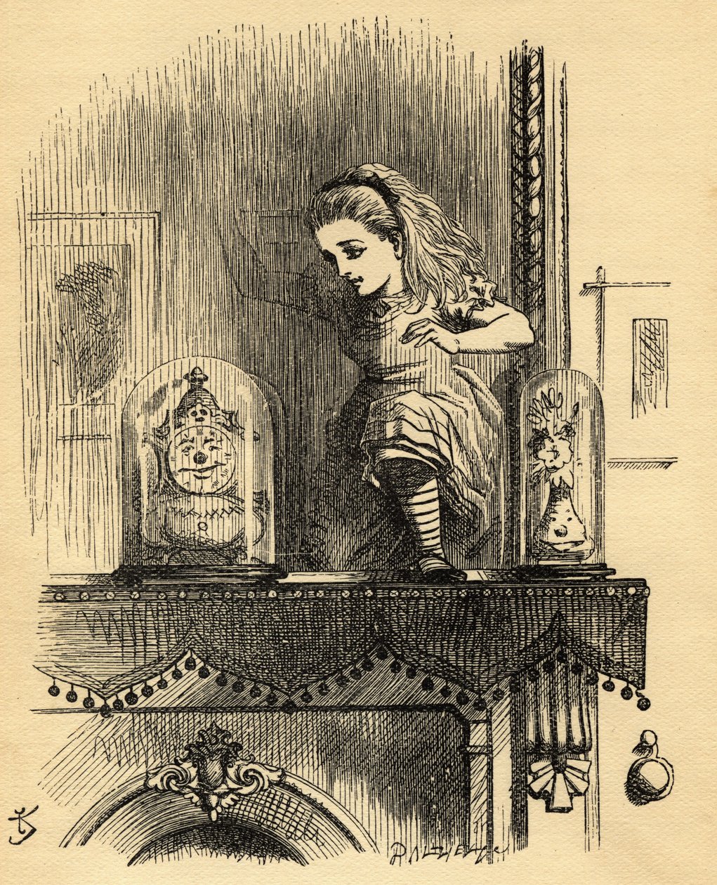 Alice in the Looking Glass House, illustrasjon fra 