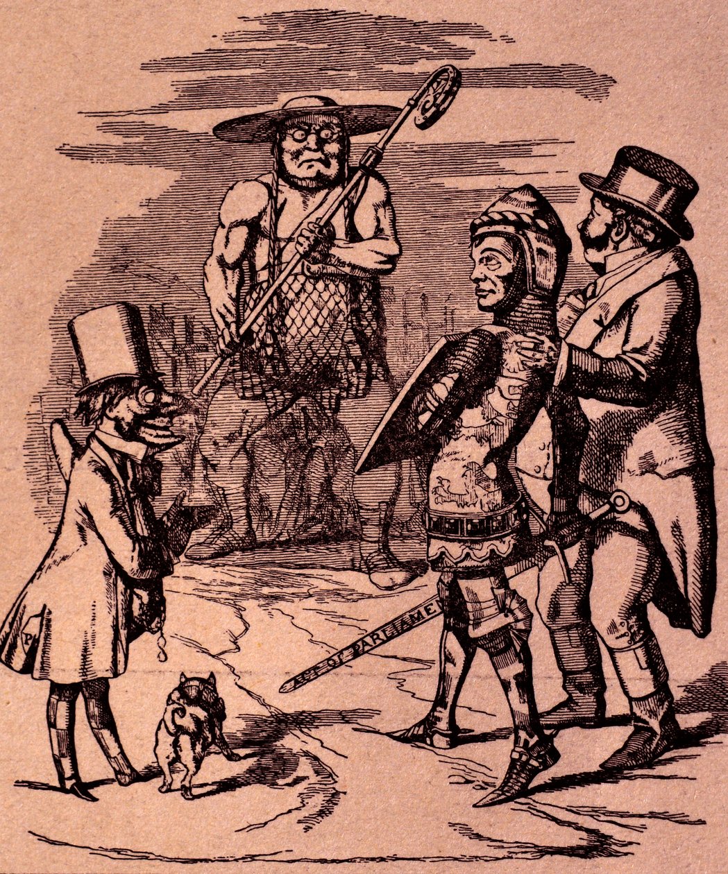 Tegneserie fra Punch av Sir John Tenniel av John Tenniel
