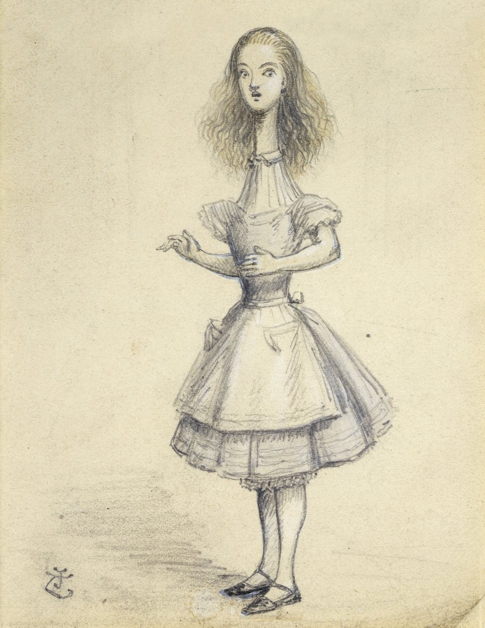 "Nysgjerrigere og nysgjerrigere" av John Tenniel