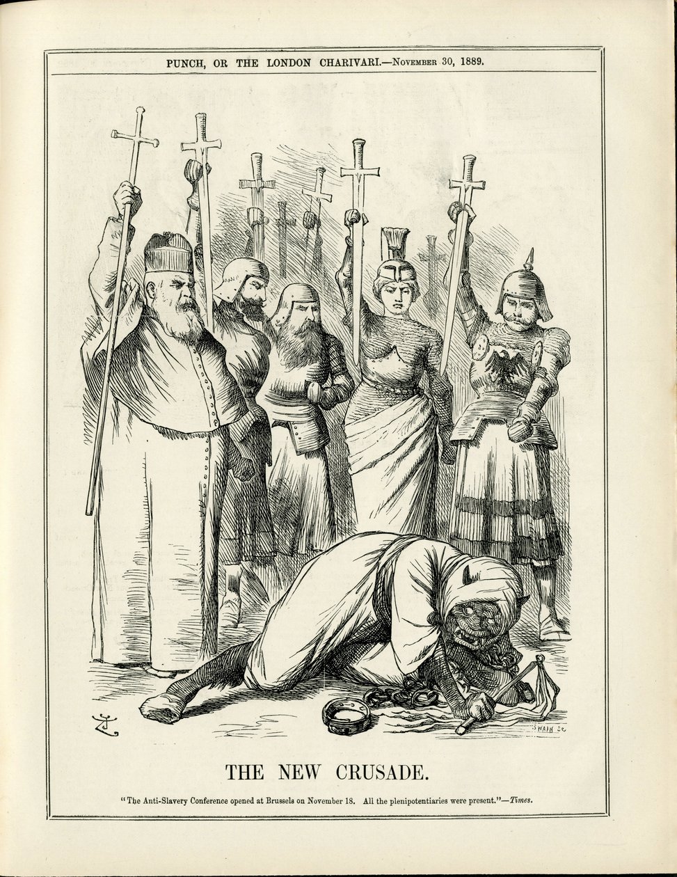 Illustrasjon av John Tenniel (1820-1914) i Punch av John Tenniel