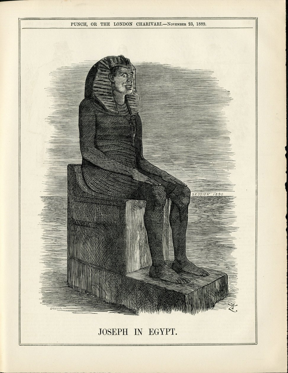 Illustrasjon av John Tenniel (1820-1914) i Punch av John Tenniel