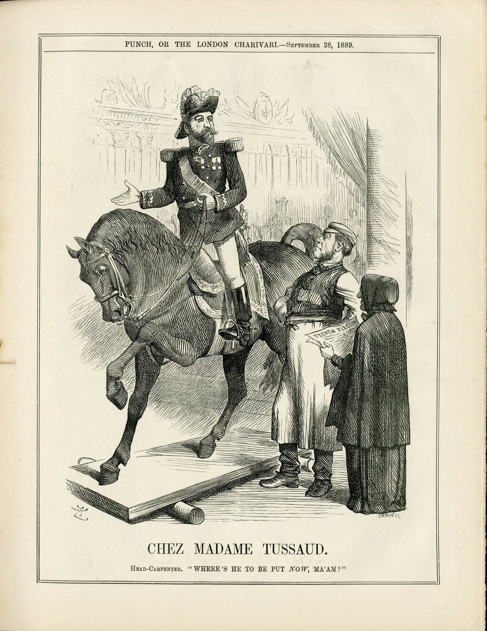 Illustrasjon av John Tenniel (1820-1914) i Punch av John Tenniel