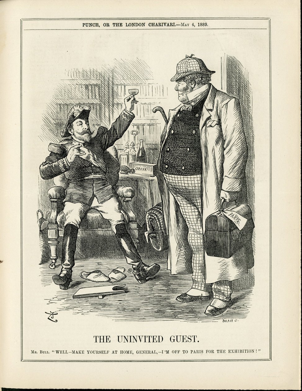 Illustrasjon av John Tenniel (1820-1914) i Punch av John Tenniel