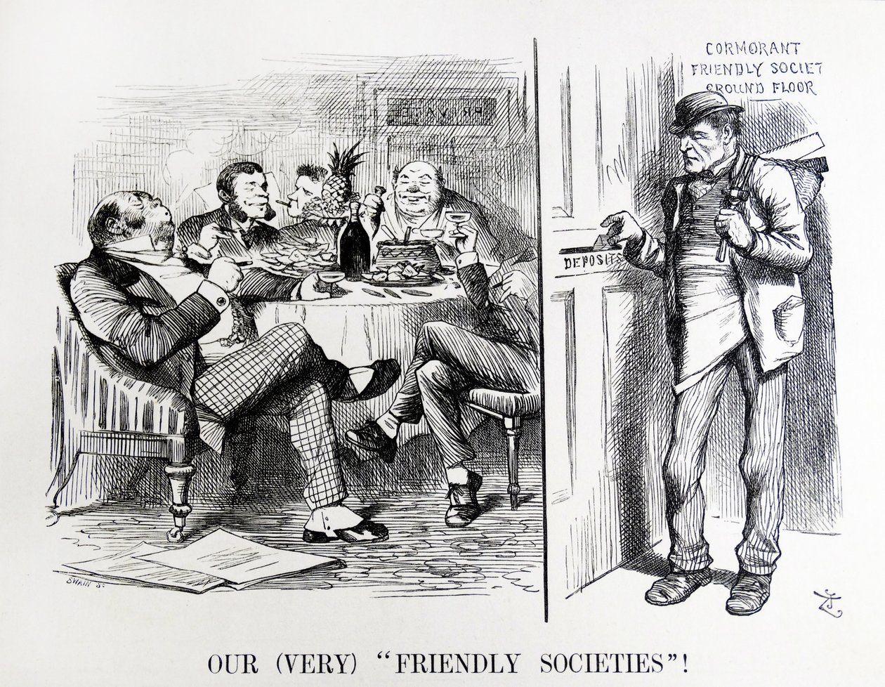 John Tenniel tegneserie med tittelen "Enquiry by the Registrar General" av John Tenniel