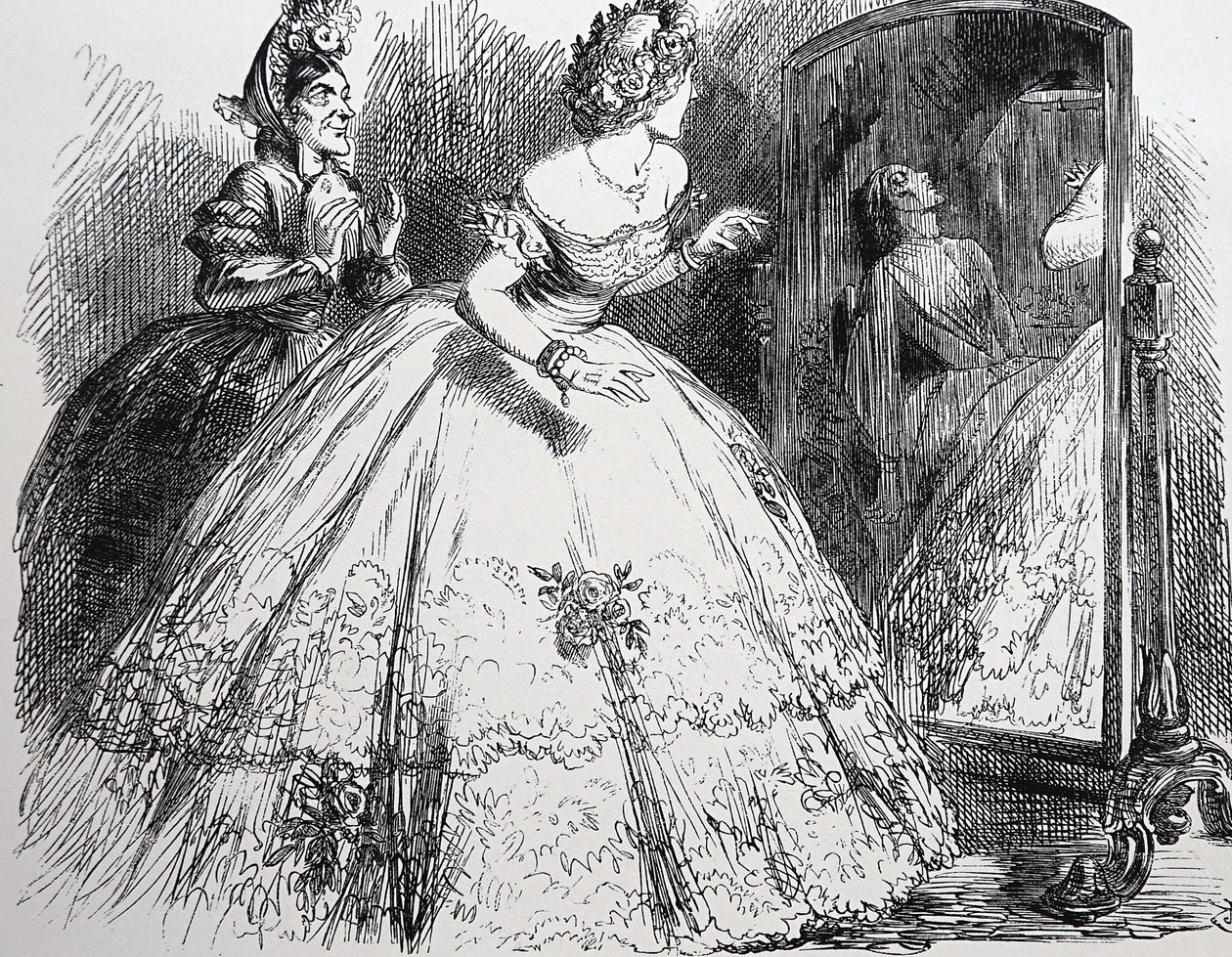 Den hjemsøkte damen av John Tenniel