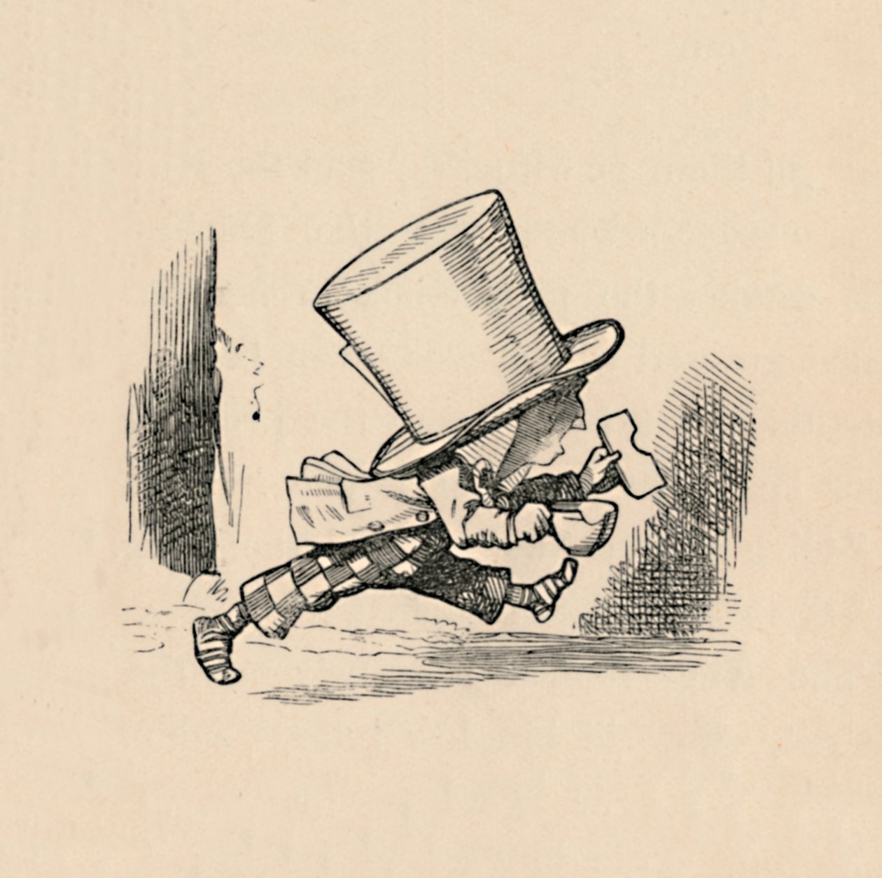 The Mad Hatter, i kapitlet The Tarts, 1889 av John Tenniel