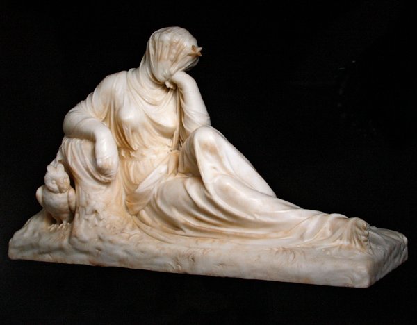 Natt, ca. 1851 (marmor) av John Thomas