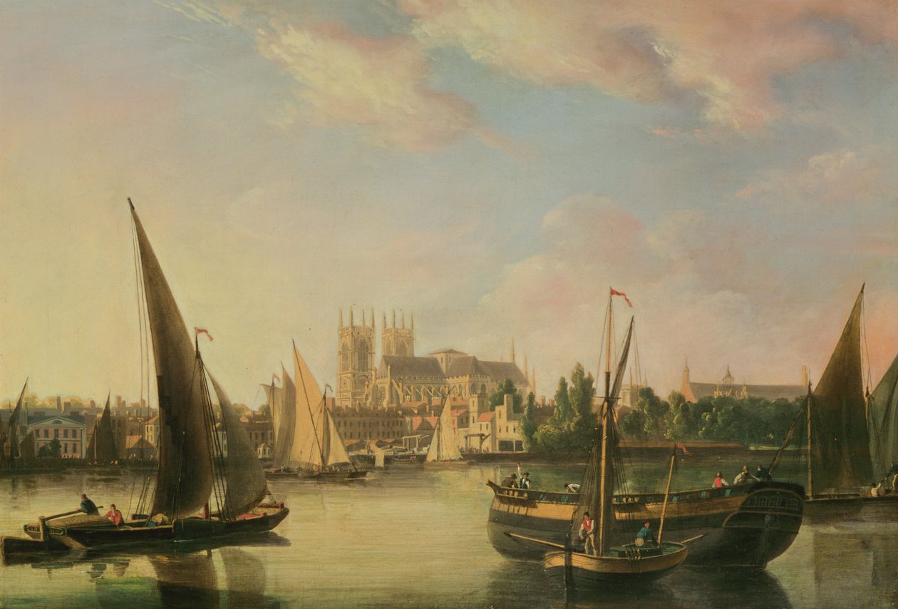 Utsikt over Westminster av John Thomas Serres