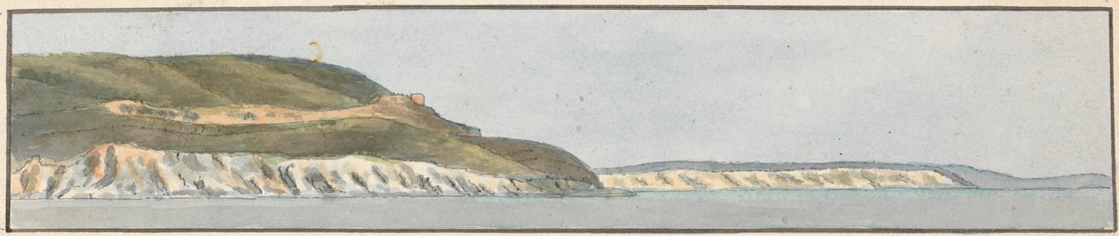 Dunmose, West by North (en av fem tegninger på ett feste) av John Thomas Serres