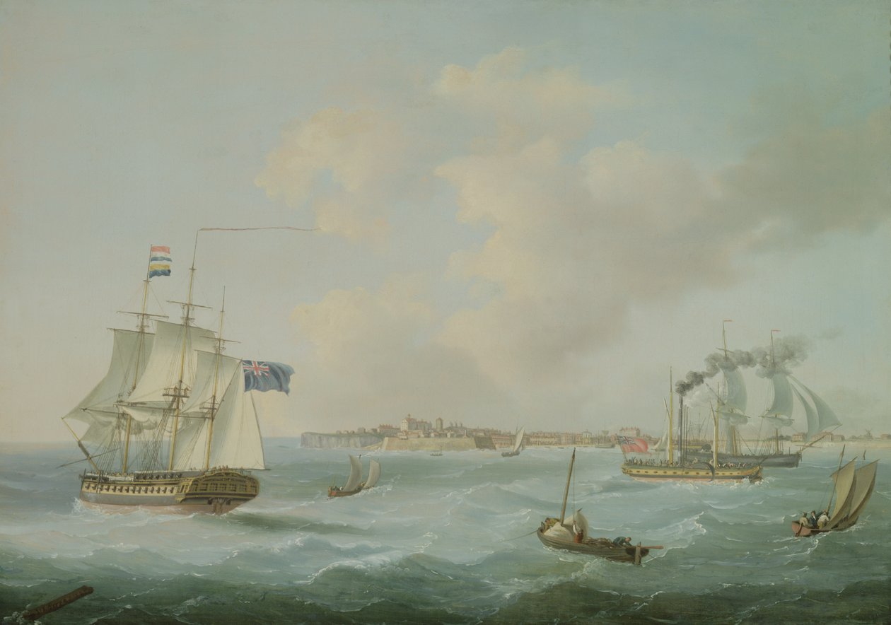 Frakt fra Margate, 1825 av John Thomas Serres