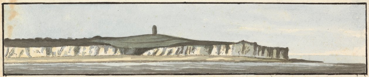 The South Foreland (en av tre tegninger på ett feste) av John Thomas Serres