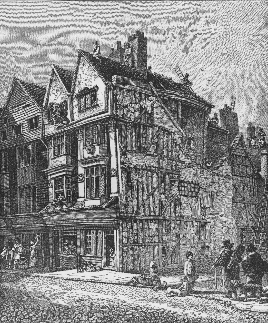 Long Lane, Smithfield, City of London, 1810 1911 av John Thomas Smith