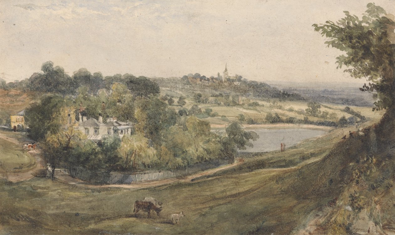 Vale of Health - Hampstead av John Thomas Smith