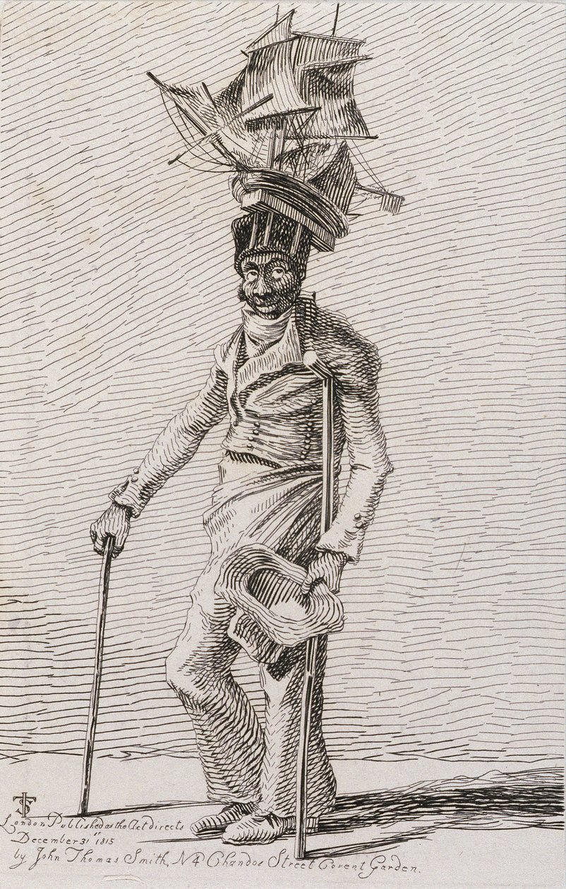 Joseph Johnson, fra Etchings of Remarkable Beggars, Itinerant Traders and Other Persons..., 1815 9 av John Thomas after Smith