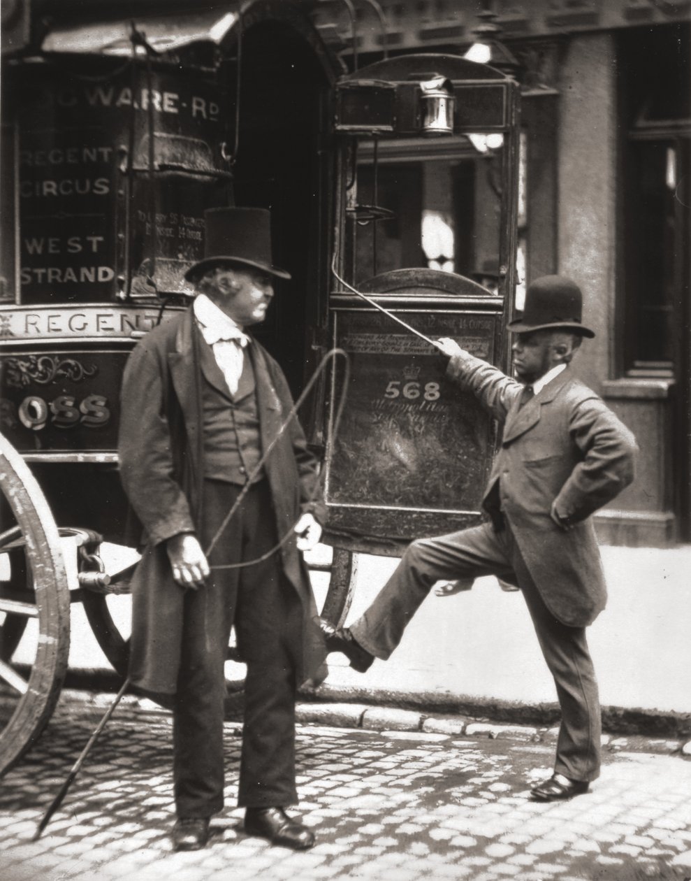 Cast-Iron Billy, fra "Street Life in London", av J. Thomson og Adolphe Smith av John Thomson