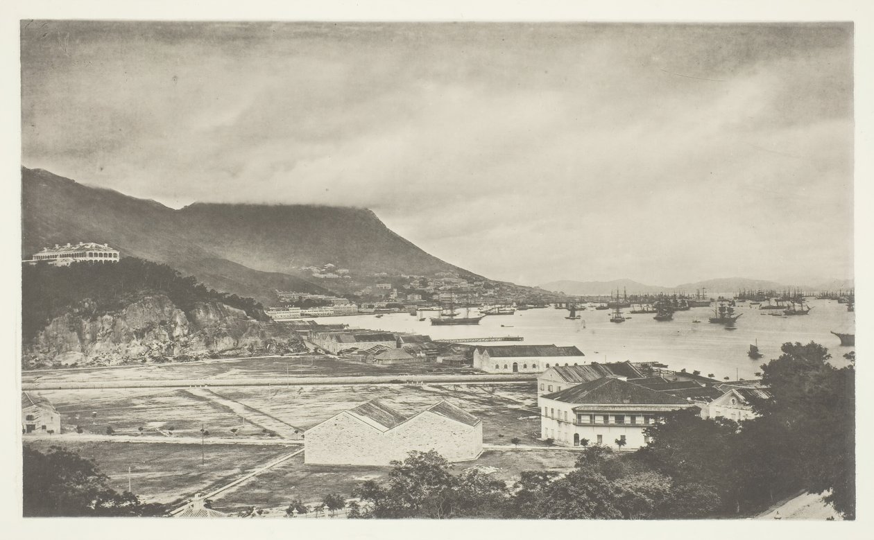 Byen Victoria, Hong-Kong, ca. 1868. av John Thomson