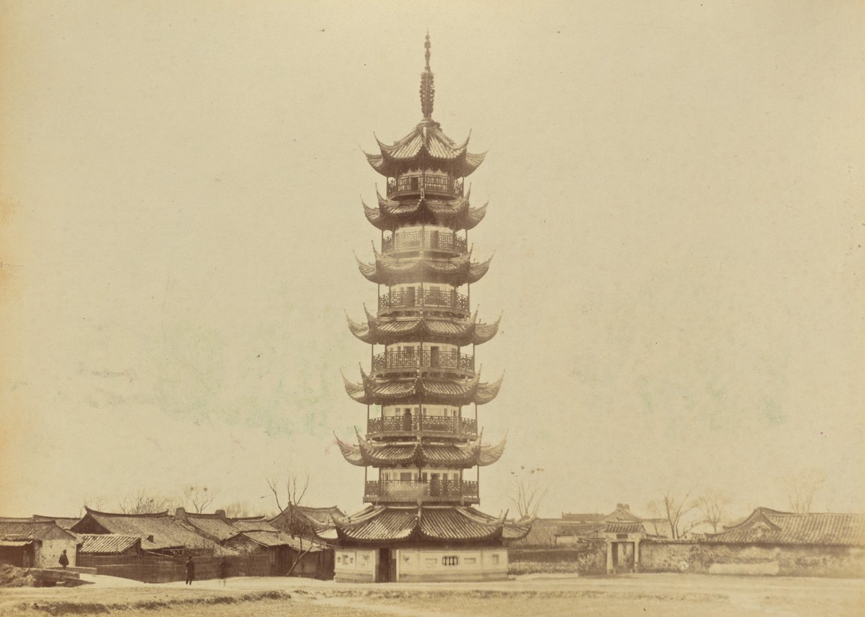 Pagode, Shanghai av John Thomson