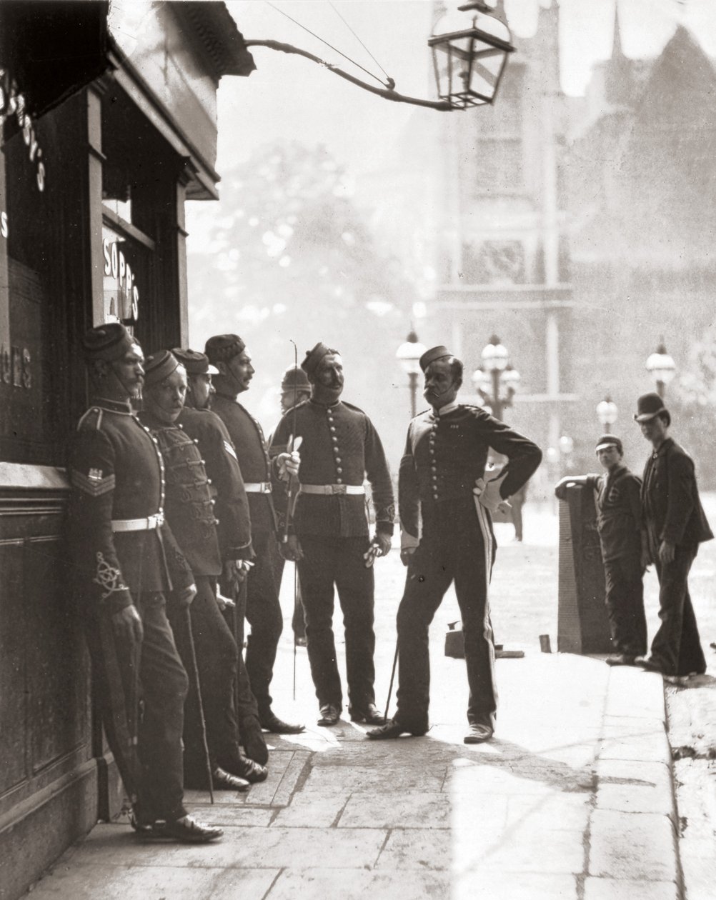 Recruiting Sergeants, fra "Street Life in London", av J. Thomson og Adolphe Smith av John Thomson