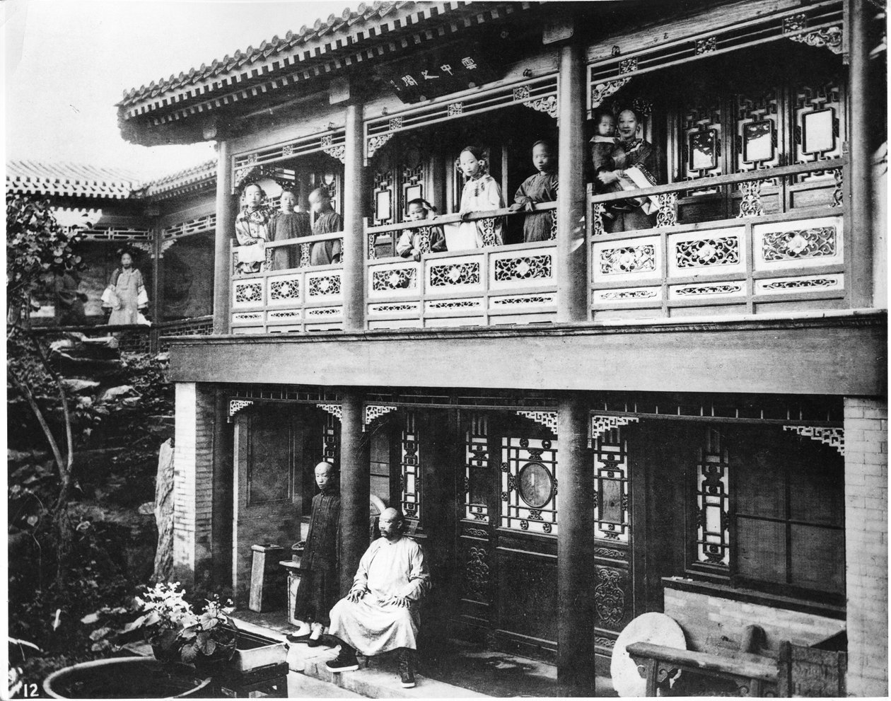 Huset til Mr Yang, ca. 1872 av John Thomson