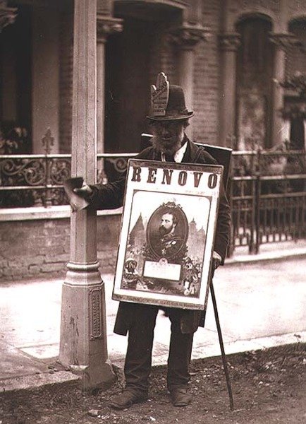 The London Boardman, fra "Street Life in London" av John Thomson