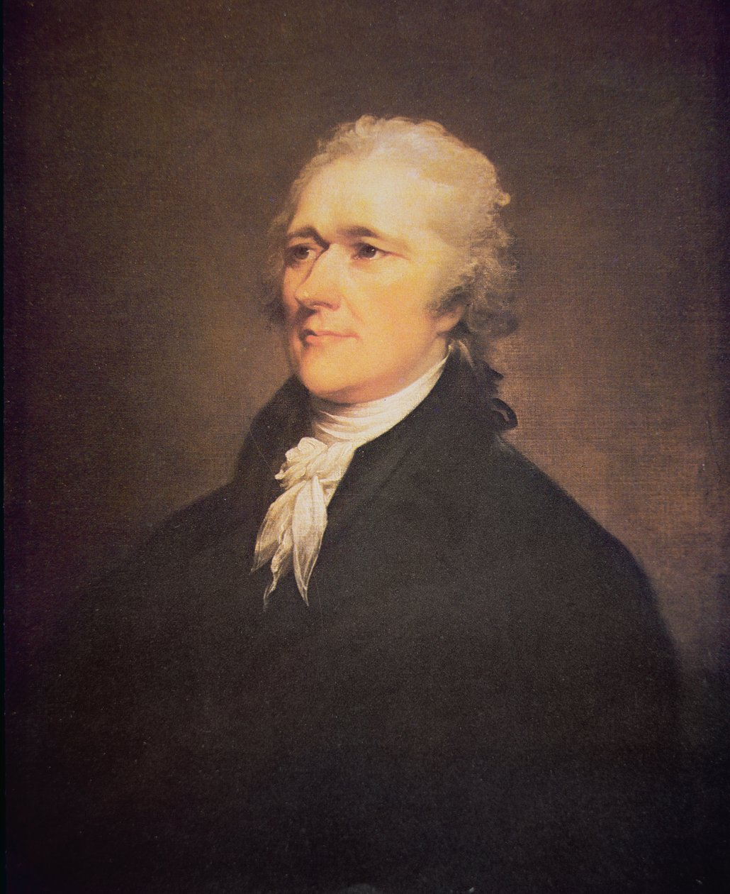Alexander Hamilton (1755-1804) ca. 1806 (olje på lerret) av John Trumbull