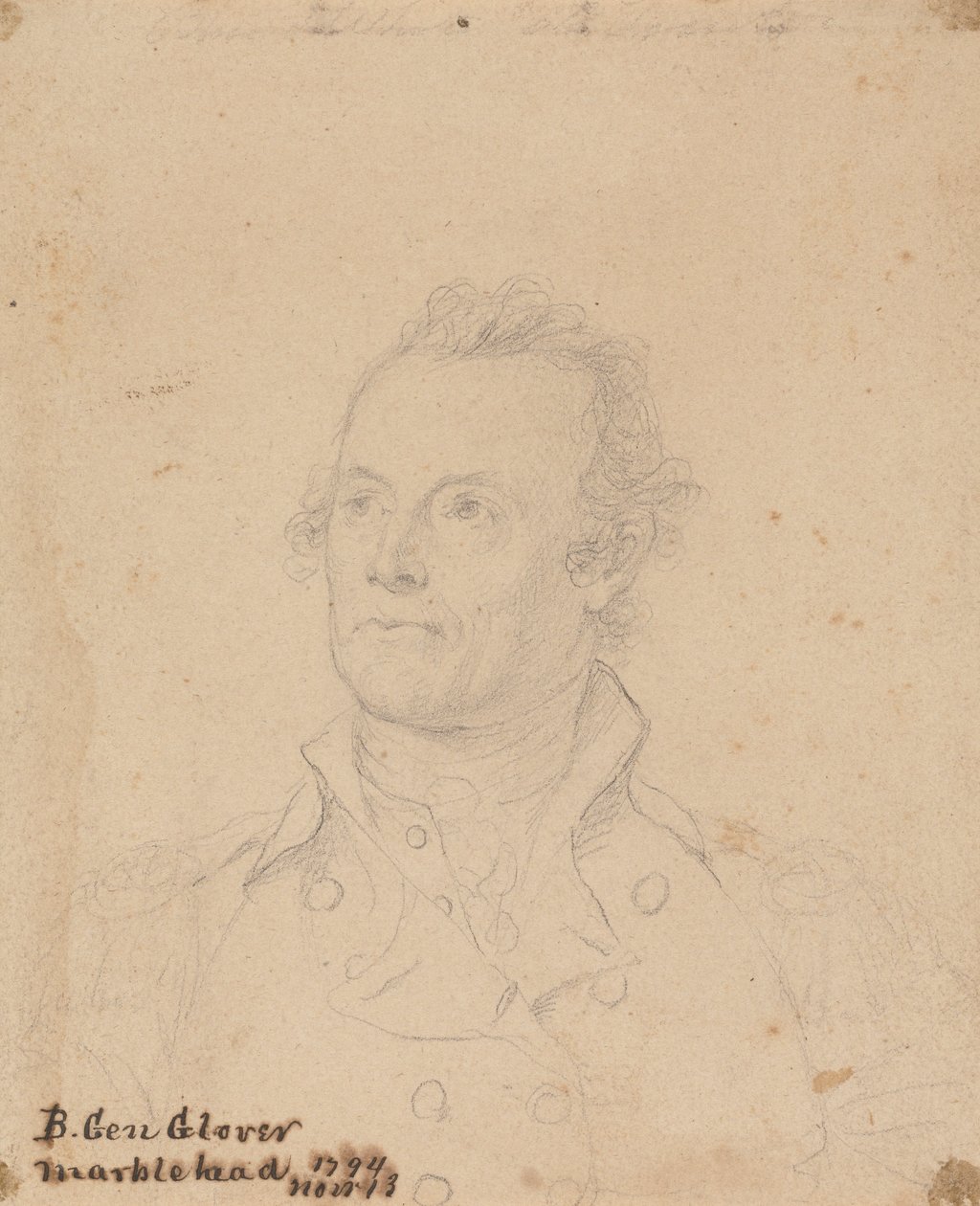 Brigadegeneral John Glover av John Trumbull