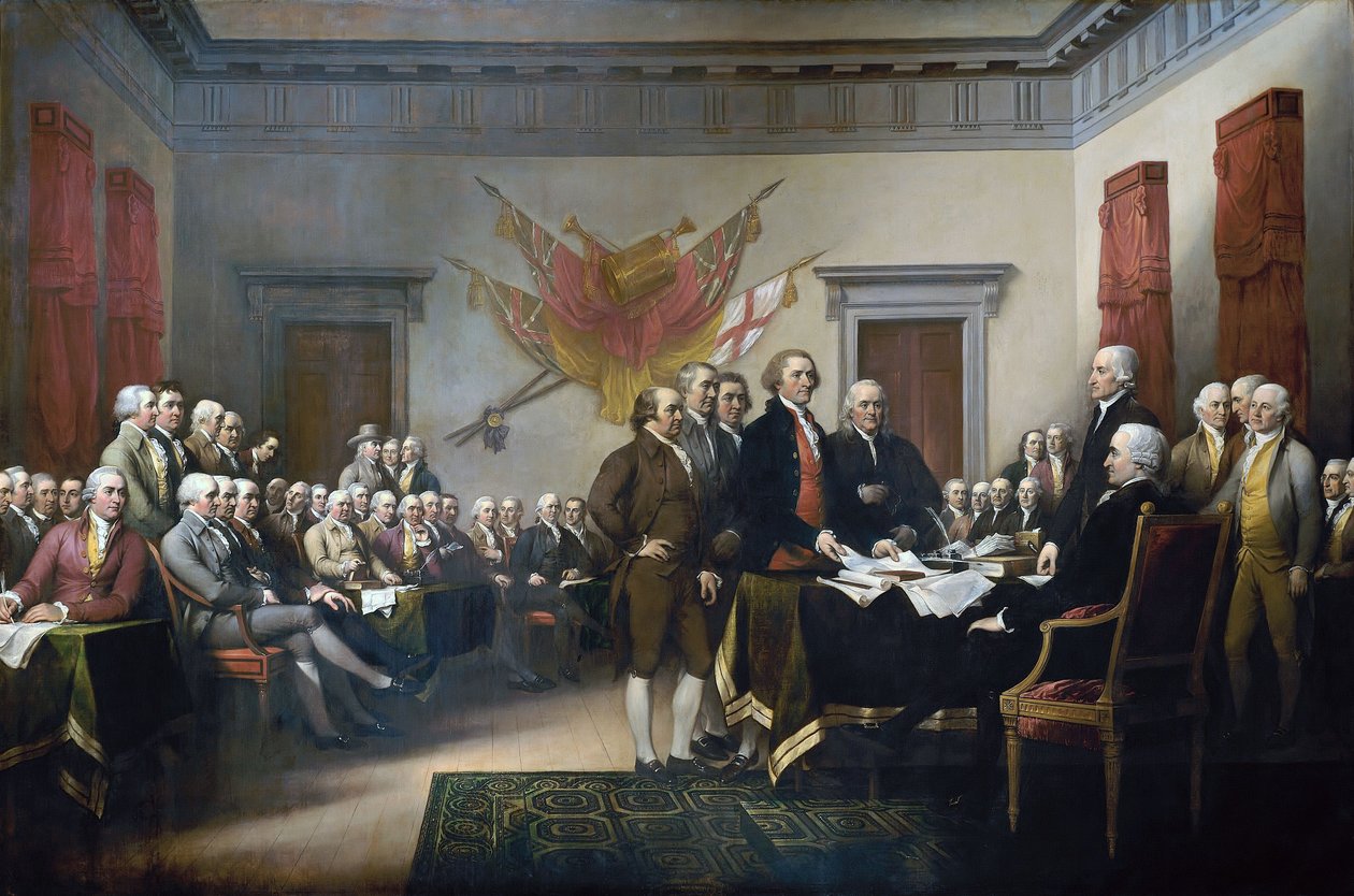 Uavhengighetserklæringen av John Trumbull