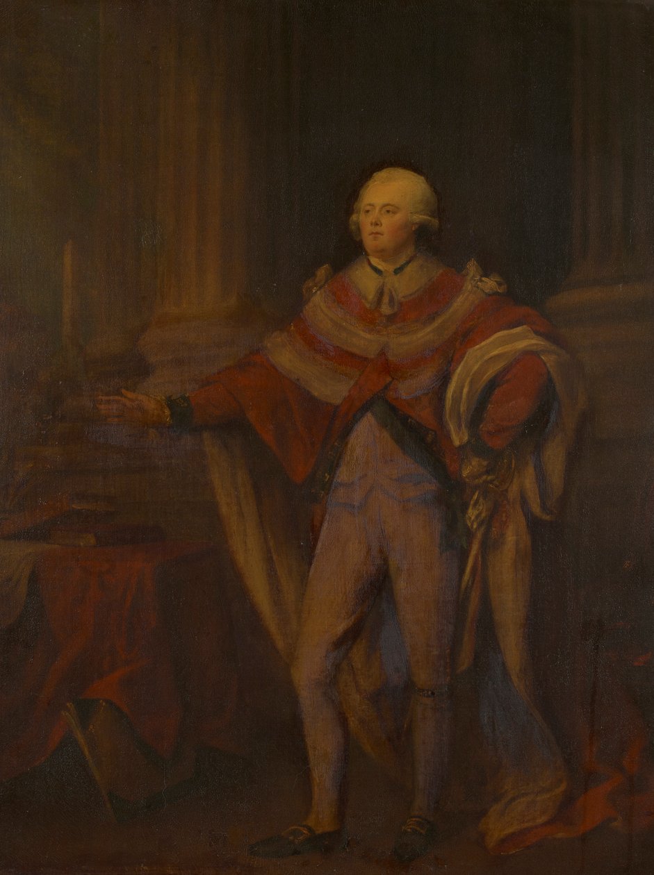 George Nugent-Temple-Grenville, førstemarkis av Buckingham og lordløytnant av Irland (1753-1818) av John Trumbull