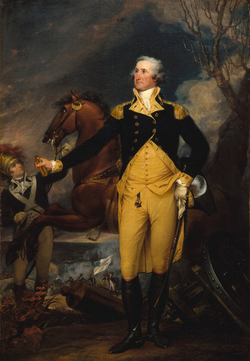 George Washington før slaget ved Trenton, ca. 1792-94. av John Trumbull