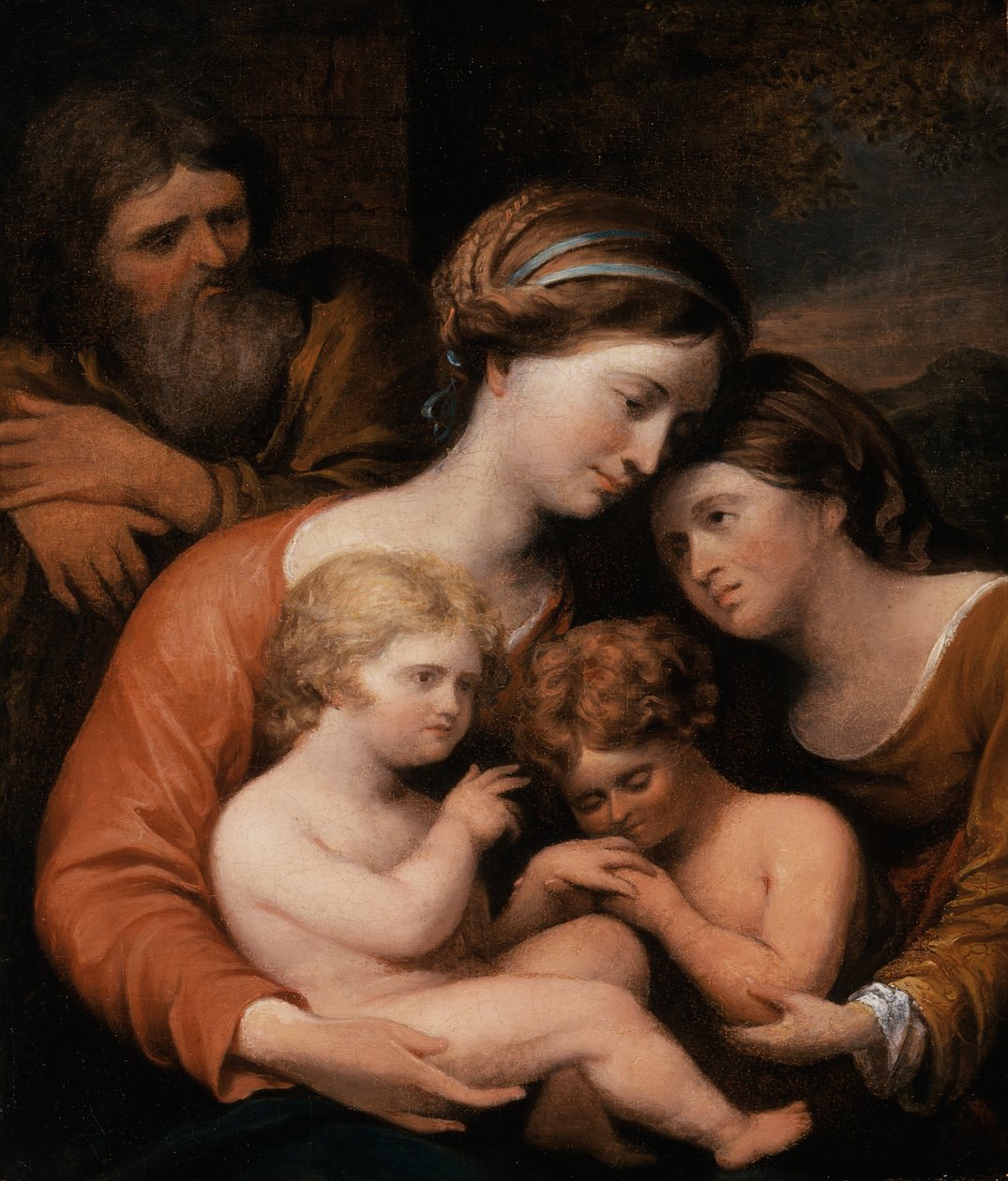Hellige familie, 1826-8 av John Trumbull