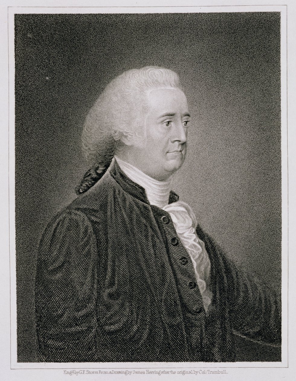 John Rutledge (1739-1800), gravert av G.F. Storm (fl.c.1834) etter en tegning av originalen av James Herring (1794-1867) av John Trumbull