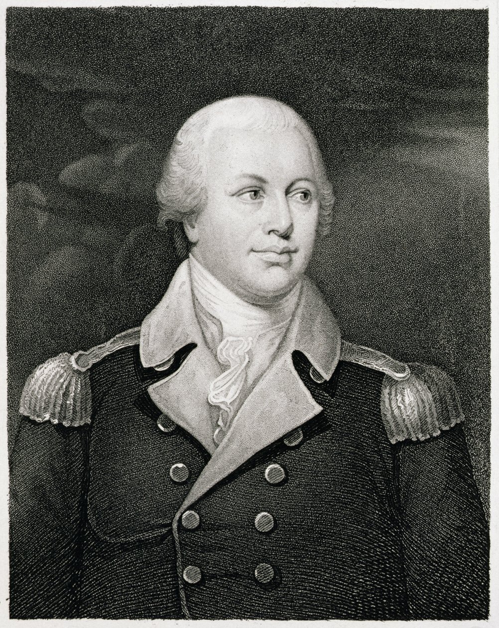 Generalmajor Nathaniel Greene (1742–86), gravert av John B. Forrest (1814–70) av John Trumbull