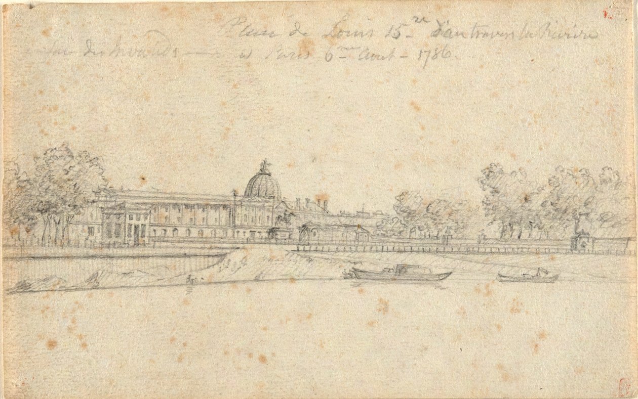 Ludvig XV-plassen av John Trumbull