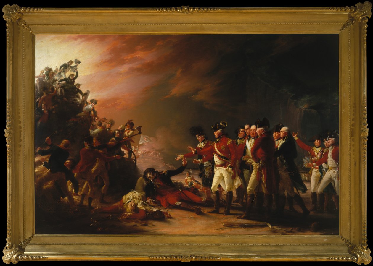 The Sortie laget av Garnison of Gibraltar, 1789 av John Trumbull