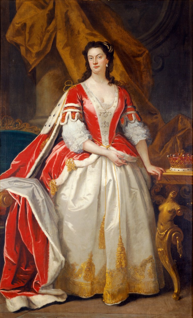 Elizabeth, grevinne av Northampton (olje på lerret) av John Vanderbank
