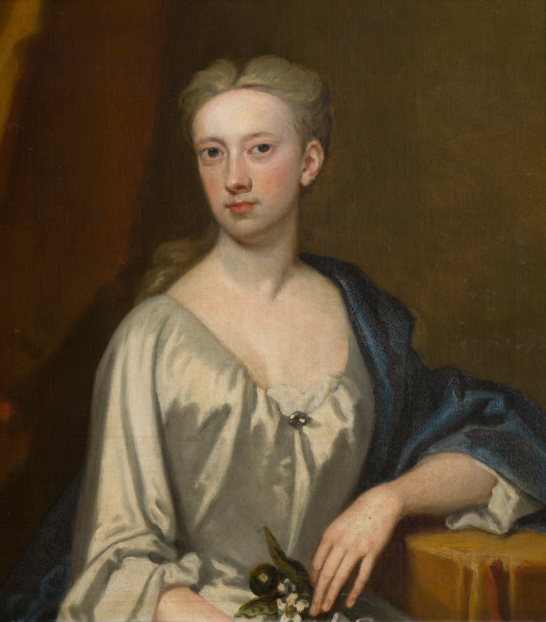 Portrett av Lady Ann Newport, Lady Bridgeman (1690-1752), ca. 1714-39 (olje på lerret) av John Vanderbank