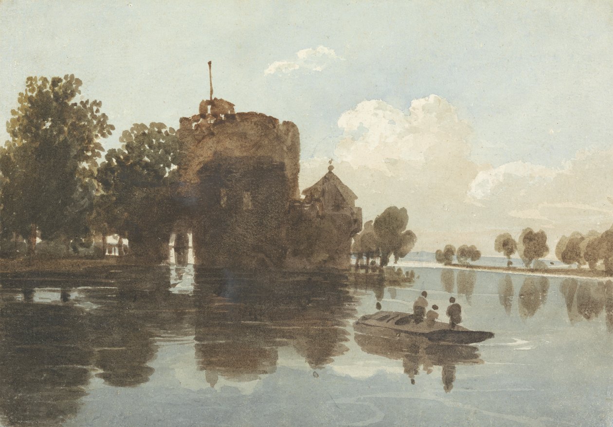 Et slott ved vannkanten av John Varley