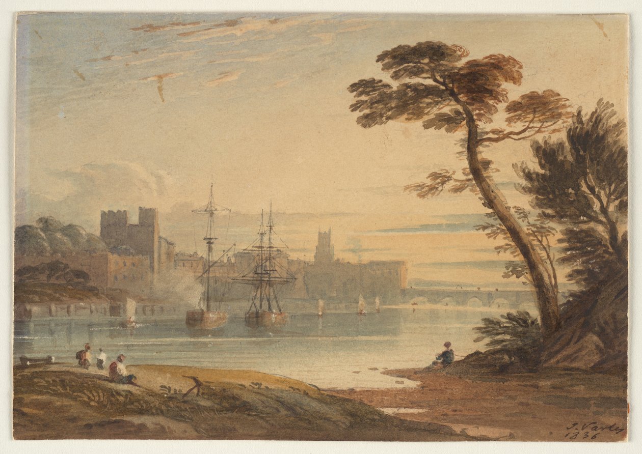 Utsikt over Chester av John Varley