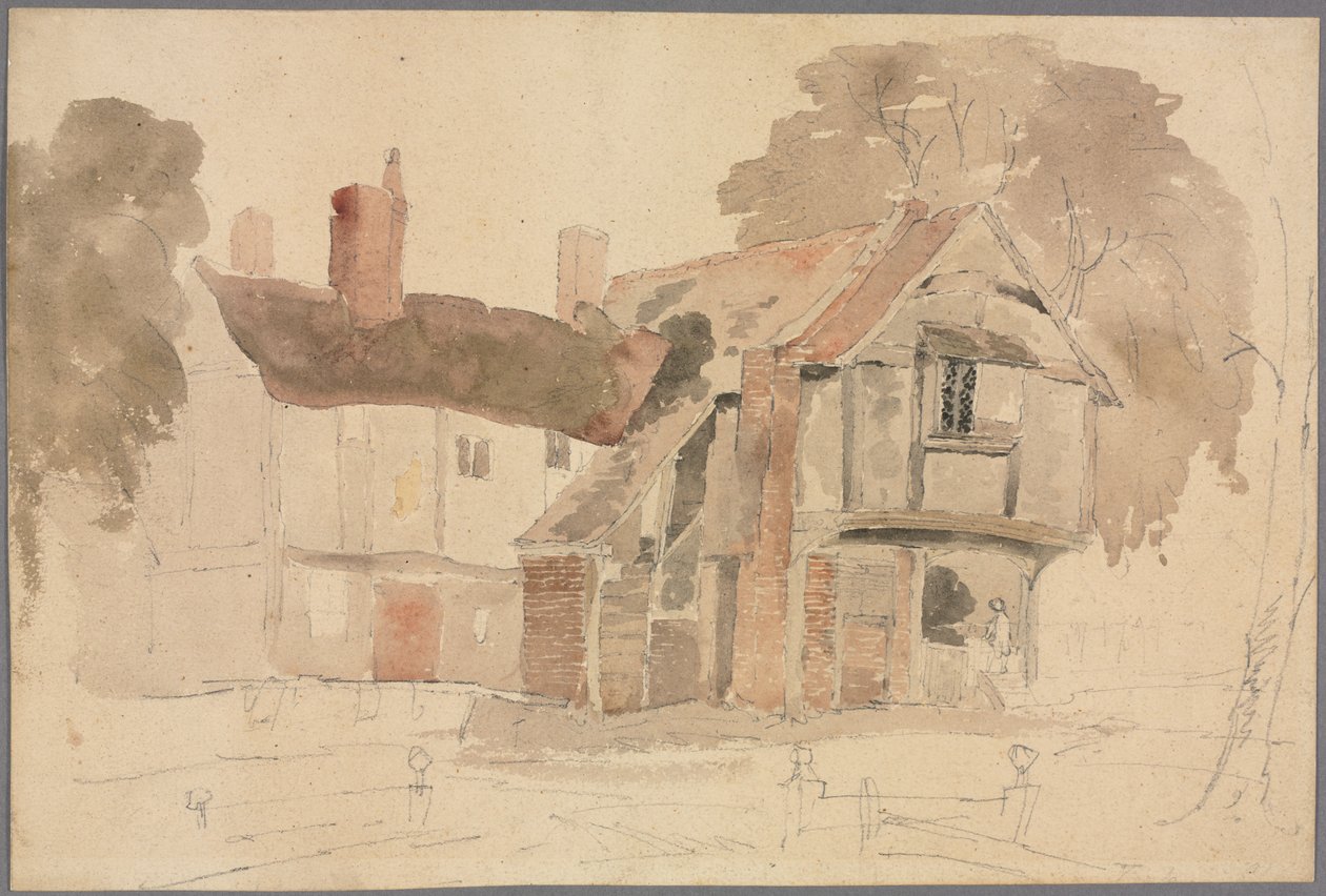 Bray kirkegård av John Varley