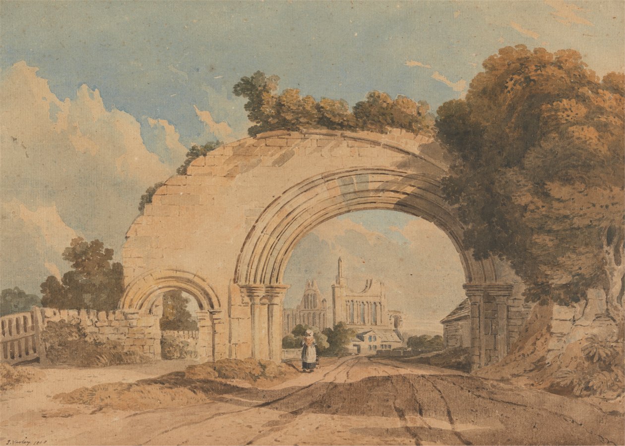 Byland Abbey, Yorkshire av John Varley