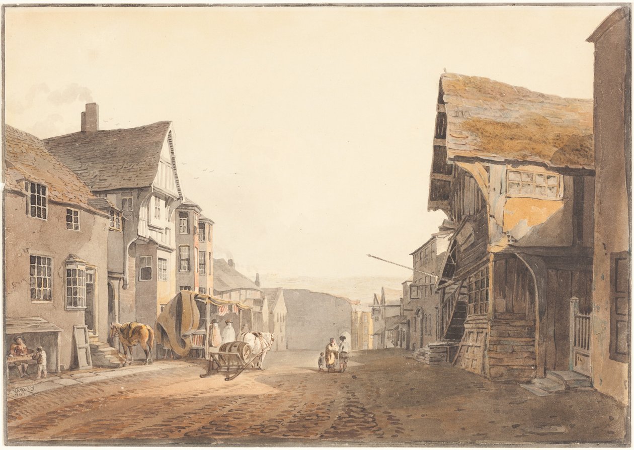 Conway i Nord-Wales av John Varley