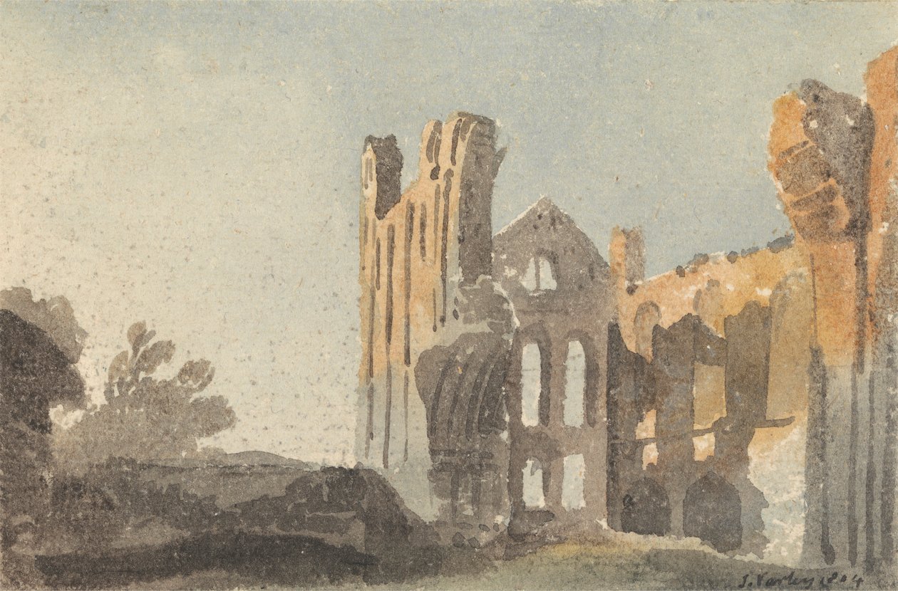 Kirkstall Abbey nær Leeds av John Varley