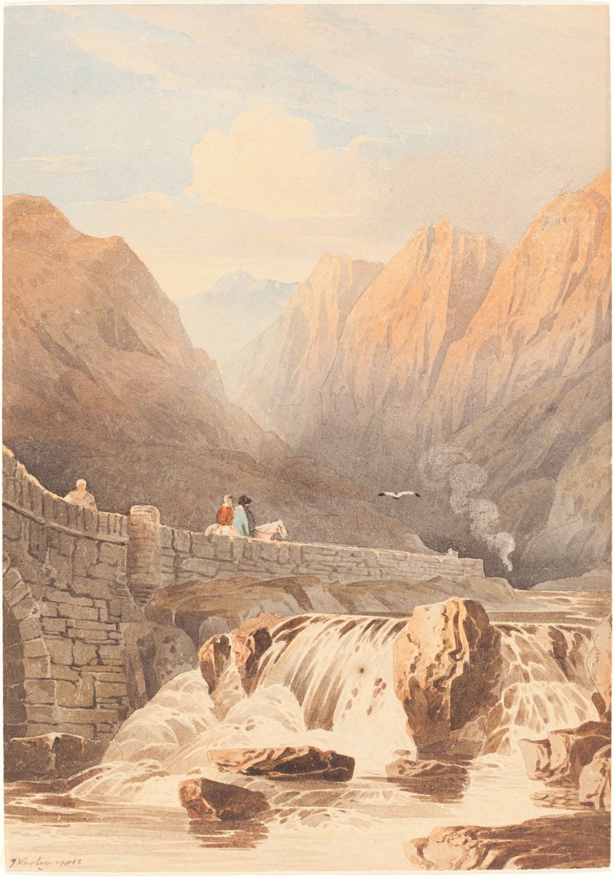 Pont Aberglaslyn norvegian av John Varley