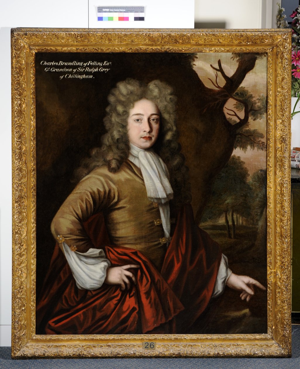Portrett av Charles Brandling av John Verelst