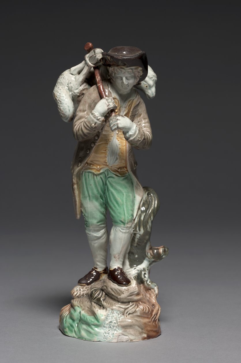 The Lost Sheep, laget av Staffordshire Factory, ca. 1770 av John Voyez